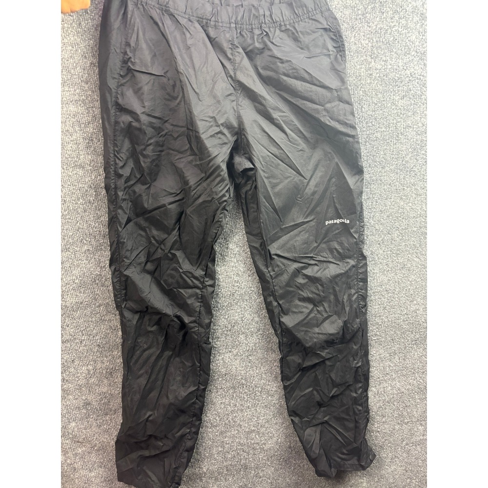 Patagonia Houdini Pants Mens Small Black Ripstop Nylon Wind Joggers 24130 SP15